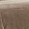 Plazatex Chevron Braided Stylish Soft Comfortable and Lightweight All Seasons Blanket Twin Taupe