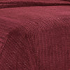 Plazatex Chevron Braided Stylish Soft Comfortable and Lightweight All Seasons Blanket Burgundy