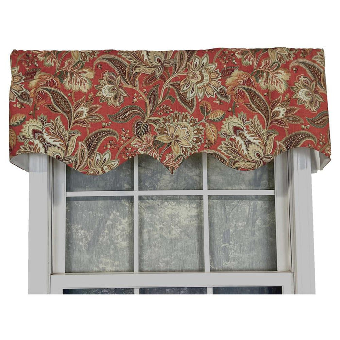 Valdosta Regal Style 3" Rod Pocket Valance 50" x 17" Pompeii by RLF Home