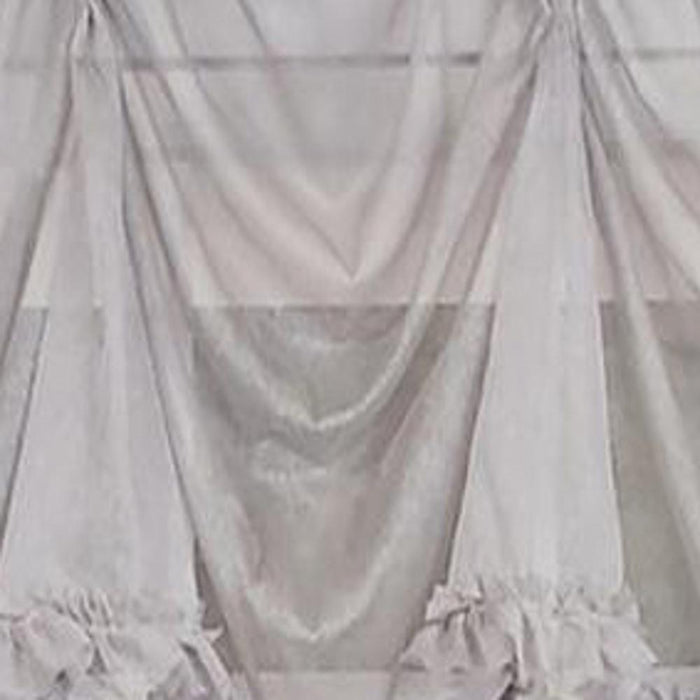 RLF Home Luxurious Modern Design Classic Sheers Victory Swag 3-Scoop Window Valance 50" x 25"