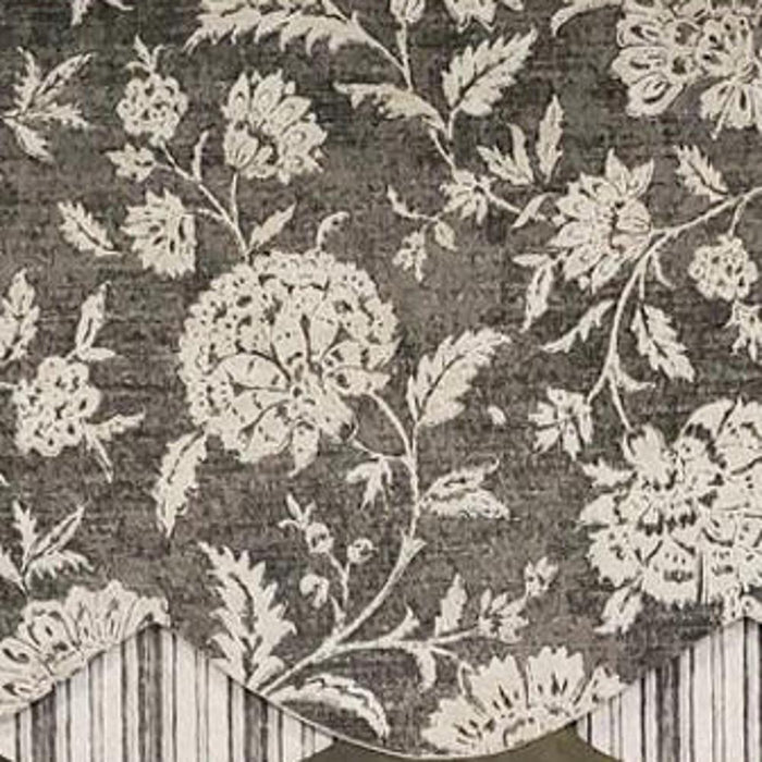 RLF Home Luxurious Modern Design Classic Basanti Petticoat Style Window Valance 50" x 15"
