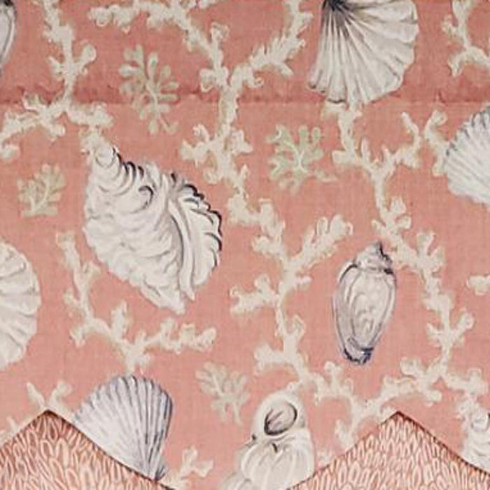 RLF Home Luxurious Modern Design Classic Windamar Petticoat Style Window Valance 50" x 15"