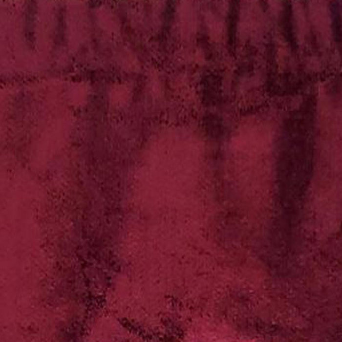 RLF Home Modern Design Classic Pile High Regal Style Window Valance 50" x 17" Burgundy