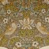RLF Home Vivaldi Provence Pleated Ruffle Nature-Inspired Bird Motifs No Header Luxurious Home Decor Valance 50" x 14"