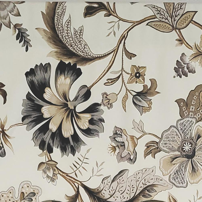 RLF Home Tannzibar Regal 3" Rod Pocket Lining Luxurious and Elegant Window Treatment Valance 50" x 17" Gray