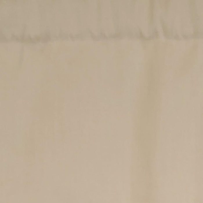 RLF Home Slub Duck Regal 3" Rod Pocket Lining Luxurious and Elegant Window Treatment Valance 50" x 17" Khaki