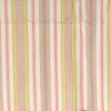 RLF Home Guava Stripe Regal 3" Rod Pocket Lining Luxurious and Elegant Window Treatment Valance 50" x 17" Pink