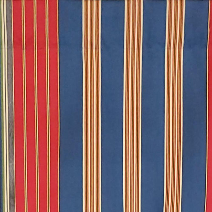 RLF Home Sailor Stripe Regal 3" Rod Pocket Lining Luxurious and Elegant Window Treatment Valance 50" x 17" Nautical