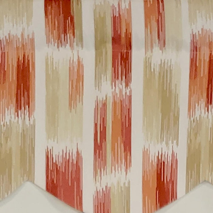 RLF Home Brushed Petticoat 3" Rod Pocket Lining Luxurious and Elegant Window Treatment Valance 50" x 15" Driftwood