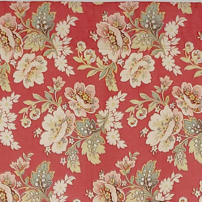 RLF Home Linda Regal 3" Rod Pocket Lining Luxurious and Elegant Window Treatment Valance 50" x 17" Red