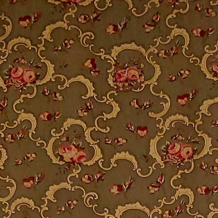 RLF Home Fani Provance 3" Rod Pocket Lining Luxurious and Elegant Window Treatment Valance 50" x 15" Hunter