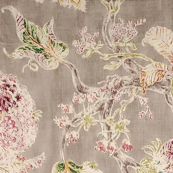 RLF Home Monte Cristo Provance 3" Rod Pocket Lining Luxurious and Elegant Window Treatment Valance 50" x 15" Gray