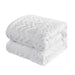 Chic Home Addison Comforter Set Jacquard Chevron Geometric Pattern Design Bedding White, King - King