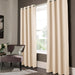 Olivia Gray Lydia Matte Embossed One Blackout Panel - 52x95", Beige - 52x95"