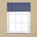 Saturday Knight Ltd Hopscotch Collection High Quality Stylish Versatile And Modern Window Valance - 58x13", Denim Blue - Denim Blue