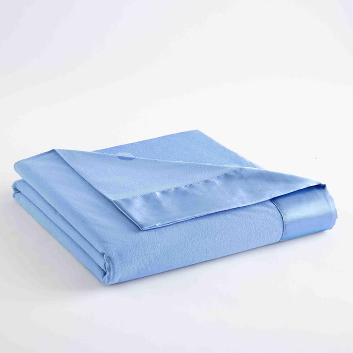 Micro Flannel All Seasons Lightweight Sheet Blanket, Full/Queen, Morning Glory - Full/Queen,Morning Glory