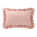 Chic Home Kensley Comforter Set Washed Crinkle Ruffled Flange Border Design Bedding Blush, Twin - Twin