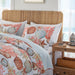 Greenland Home Fashions Beach Days Pillow Sham - Standard 20x26", Coral - Standard