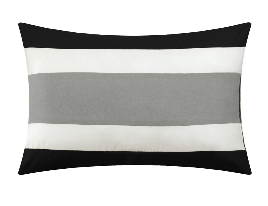 Chic Home Elegant Beaudine 10 Pieces Comforter Bed In A Bag Sheets Decorative Pillows & Shams - King 104x90, Black - King