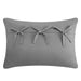 Chic Home Brice Comforter Set Pleated Embroidered Design Bedding - Decorative Pillows Shams Included - 5 Piece - King 104x92", Grey - King