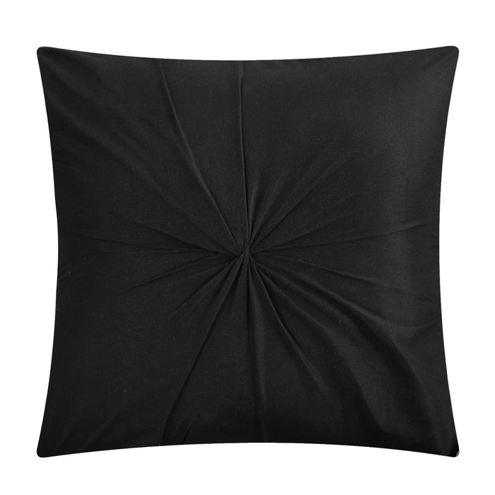 Chic Home Karras Quilted Embroidered Design Bed In A Bag Sheets 10 Pieces Comforter Decorative Pillows & Shams - Twin 66x90, Grey - Twin