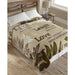 High Pile Oversized 90x90 Luxury Coverlet Blanket, One Size, Live Laugh Love - Live Laugh Love