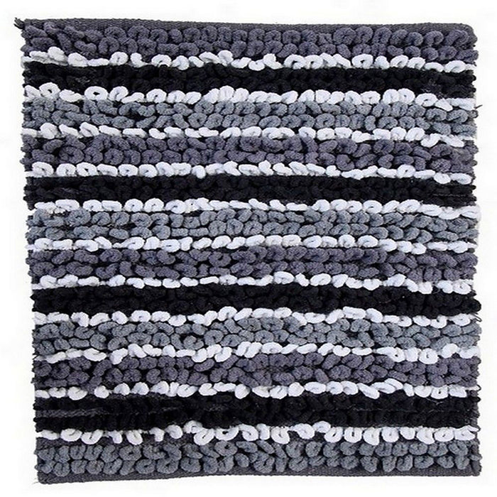 Luxurious Yarn Dyed Non-Skid Cotton Bath Rug 21" x 34" Multicolor by Castle Hill London