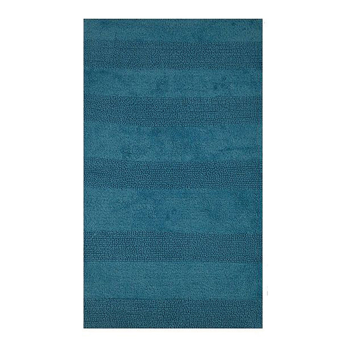 Splendid Striped Soft Plush Cotton Bath Rug by Castle Hill London