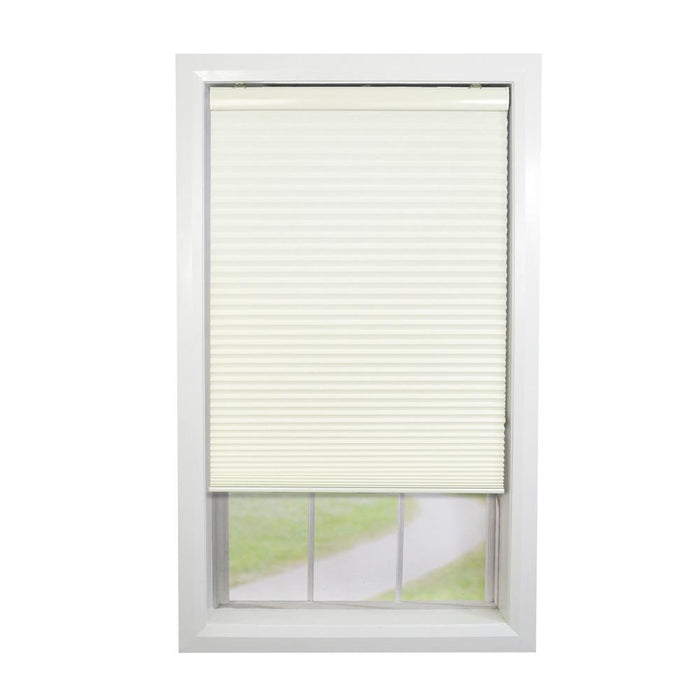 Versailles Home Fashions Cordless Honeycomb Insulating All Season Light Filtering Cellular Window Shade 36" X 72" Ivory