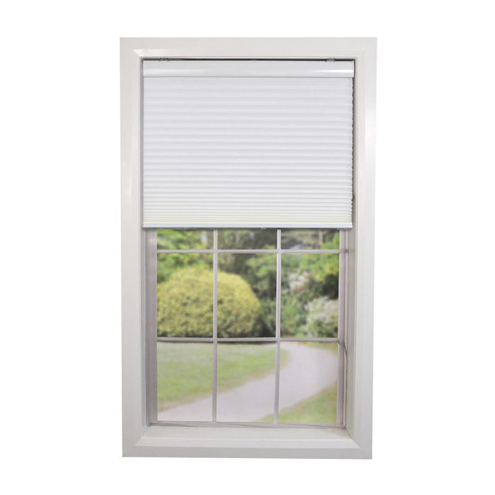 Versailles Home Fashions Cordless Honeycomb Insulating All Season Light Filtering Cellular Window Shade 39" X 72" White