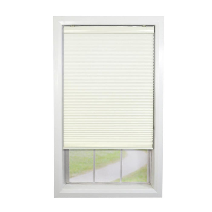 Versailles Home Fashions Cordless Honeycomb Insulating All Season Light Filtering Cellular Window Shade 39" X 72" Ivory