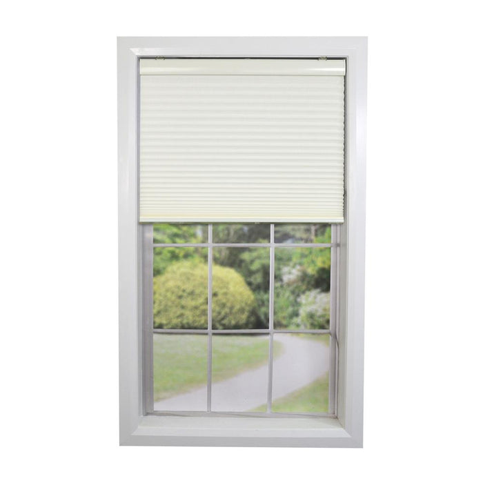 Versailles Home Fashions Cordless Honeycomb Insulating All Season Light Filtering Cellular Window Shade 48" X 72" Ivory