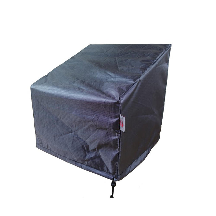 Summerset Shield Gold Club 2-Layer Polyester Fabric Chair Cover - Charcoal Grey