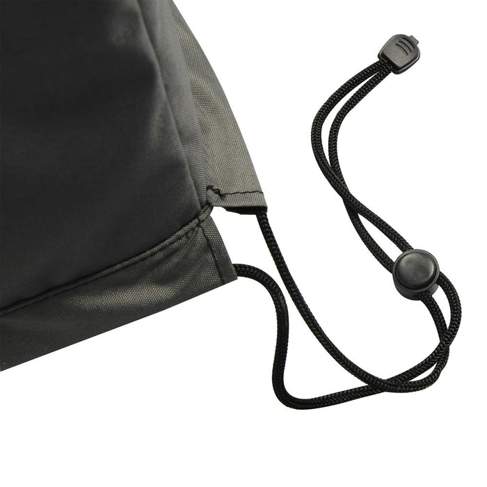 Summerset Shield Titanium 3-Layer Polyester Water Resistant Outdoor Ottoman Cover - 29x26", Dark Grey