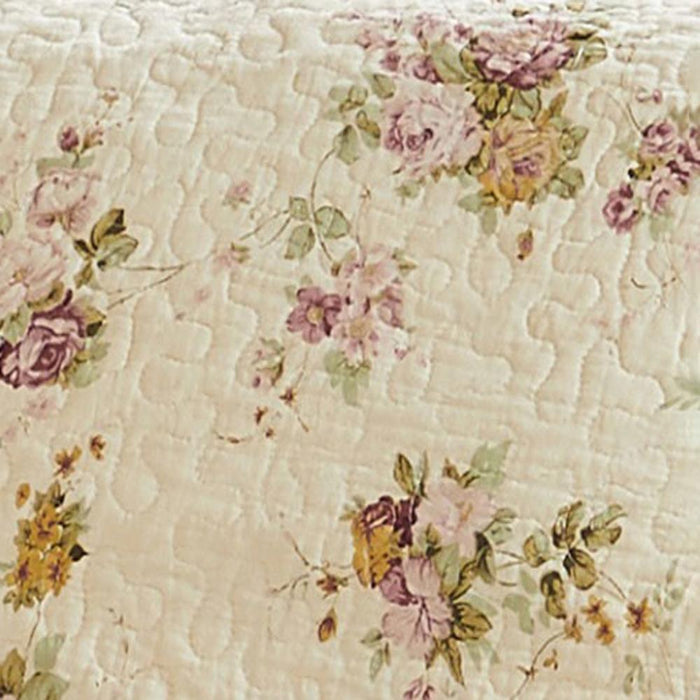 Greenland Home Fashion Bliss Sham - Standard 20x26", Ivory