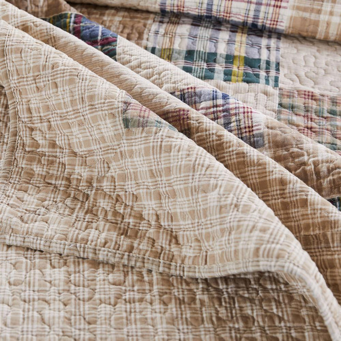 Greenland Home Fashion Oxford Quilt And Pillow Sham Set - Multi