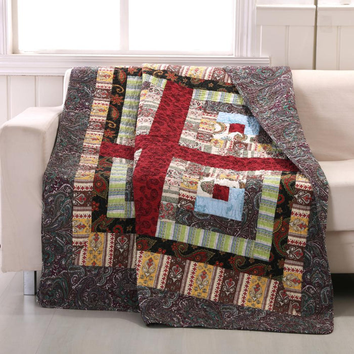 Greenland Home Fashion Colorado Lodge Throw Blanket - Multi 50x60"