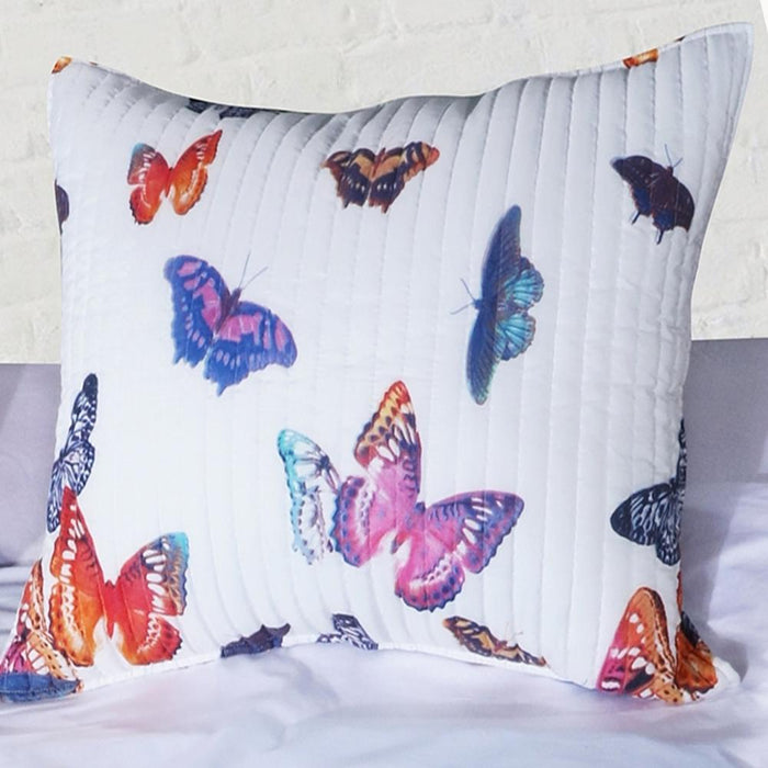 Barefoot Bungalow Mariposa Pillow Sham - King 20x36", Multicolor
