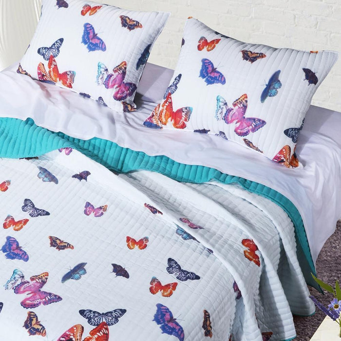 Barefoot Bungalow Mariposa Pillow Sham - Standard 20x26", Multicolor