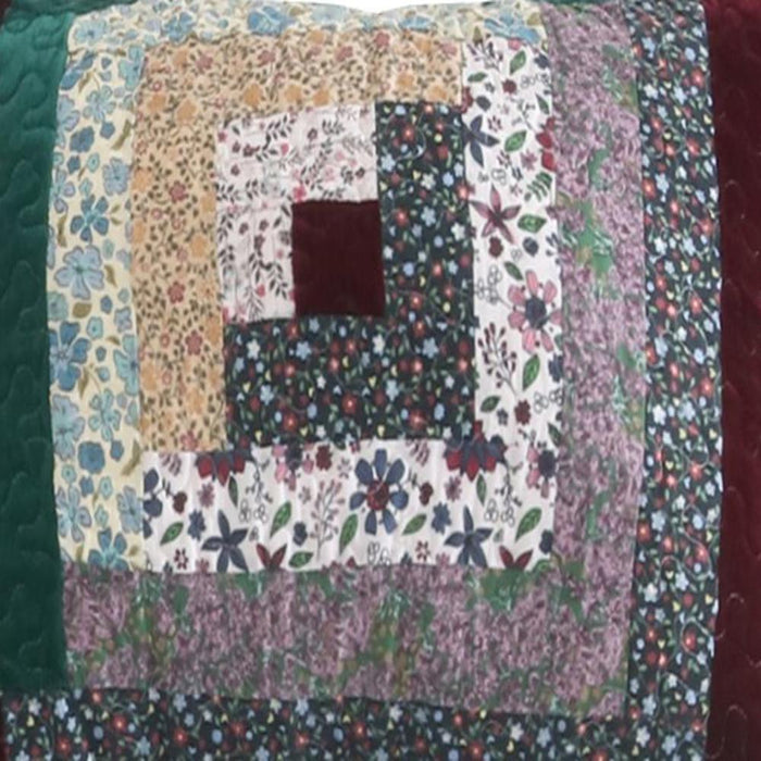 Greenland Home Fashion Pine Grove Floral Print Perfect Pillow Sham - Multi