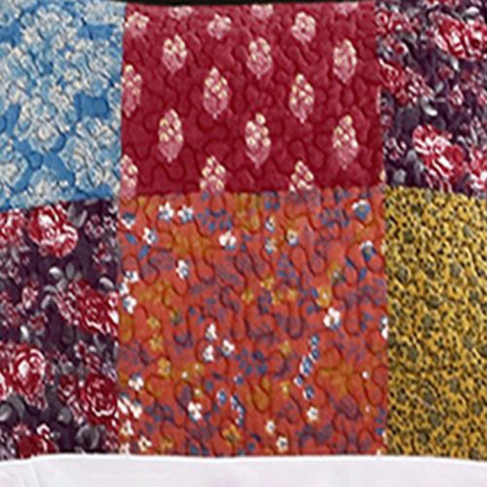 Barefoot Bungalow Normandy Floral Print Reversible Perfect Pillow Sham - Multicolor