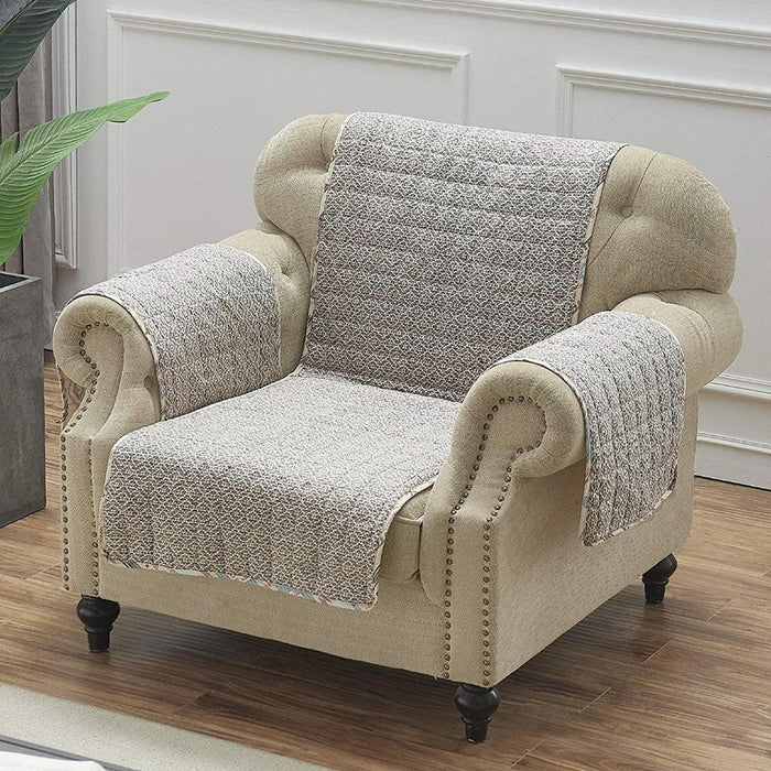 Barefoot Bungalow Phoenix Reversible Furniture Protector Slipcover - Tan