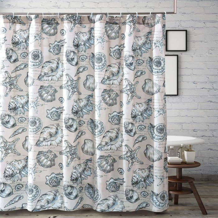 Barefoot Bungalow Cruz Shower Curtain - 72x72", Linen