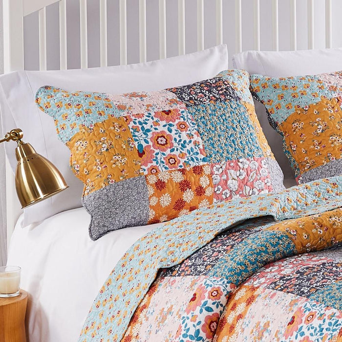 Greenland Home Fashions Barefoot Bungalow Carlie Pillow Sham - Calico