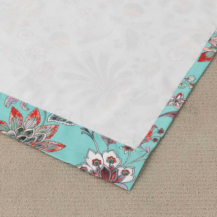 Greenland Home Fashions Barefoot Bungalow Audrey Window Valance - 84x16", Turquoise