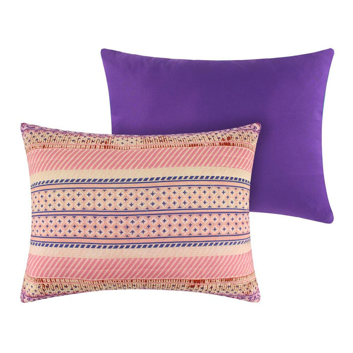 Greenland Home Aurora Reversible Pillow Sham - Standard 20x26", Pink