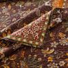 Barefoot Bungalow Audrey Chic Boho Jacobean Fern Floral Prints Bedspread Set 3-Piece Two Pillow Shams Chocolate