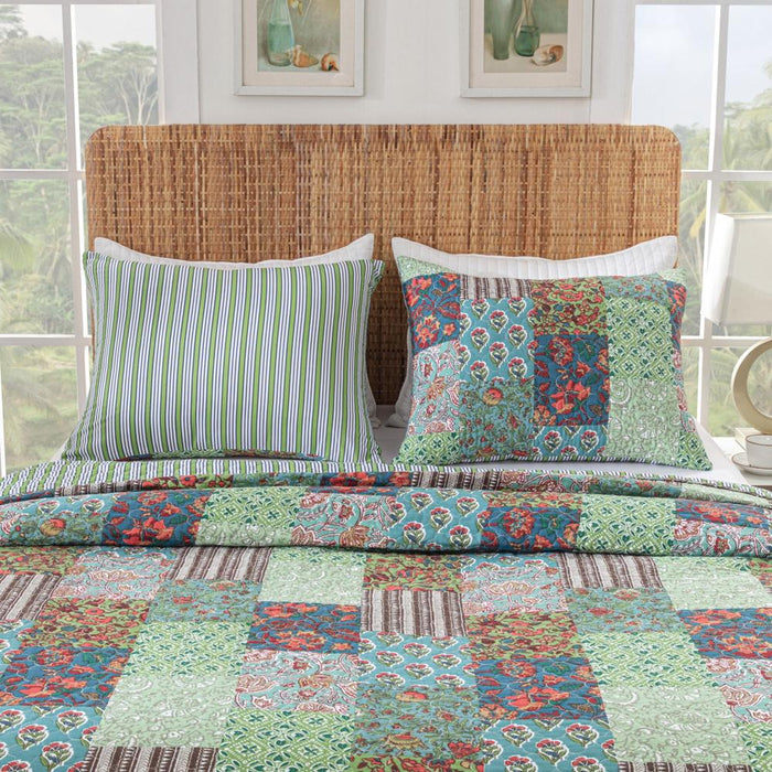 Greenland Home Fashions Jasmin Luxurious Comfortable Ultra Soft Pillow Sham Jade