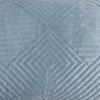 Greenland Home Fashions Riviera Dutch Velvet Luxurious Modern Ultimate Comfort Soft Plush Look Sham Spa Blue