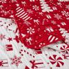 Greenland Home Fashions Peppermint Party Jacquard Woven Festive Christmas Pattern Durable Polyester Coverlet Set Red